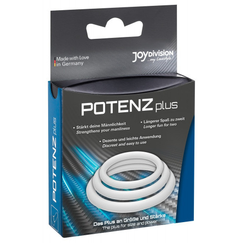 Joydivision POTENZplus x 3 Mix S,M,L - Anello...