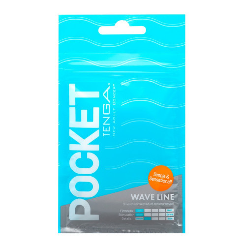 Tenga Pocket Tenga Wave Line - Masturbatore...