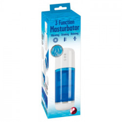 You2Toys 3 Function Masturbator - Masturbatore con Vibrazione, 3 Funzioni, Ricaricabile
