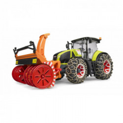 Bruder 03017 - Trattore Claas Axion 950 con Sgombraneve a Turbine