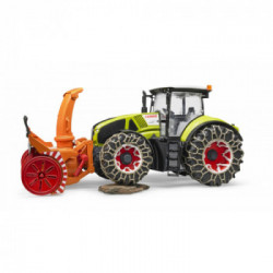 Bruder 03017 - Trattore Claas Axion 950 con Sgombraneve a Turbine