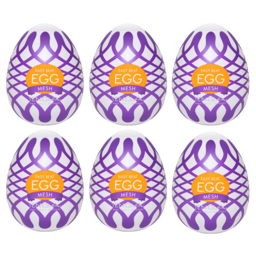Tenga Egg Mesh Pack of 6 - Set di Masturbatori...