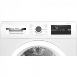 Bosch WTH85V07II - Asciugatrice a Pompa di Calore, Serie 4, EasyClean, 7 Kg, AutoDry, Classe A++