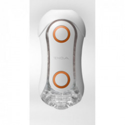 Tenga Tenga Flip Orb Orange Crash - Masturbatore Blowjob, Senza Vibrazione