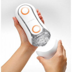 Tenga Tenga Flip Orb Orange Crash - Masturbatore Blowjob, Senza Vibrazione