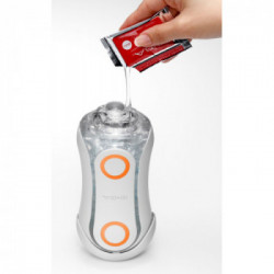 Tenga Tenga Flip Orb Orange Crash - Masturbatore Blowjob, Senza Vibrazione