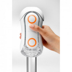 Tenga Tenga Flip Orb Orange Crash - Masturbatore Blowjob, Senza Vibrazione