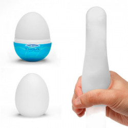 Tenga Egg Wavy II Cool Edition - Set di 6 Masturbatori Monouso, Senza Vibrazione