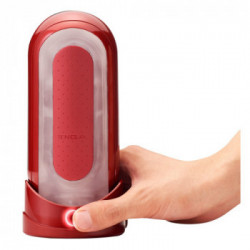 Tenga Flip 0 (Zero) Red Warmer Package - Masturbatore senza Vibrazione, Riscaldante