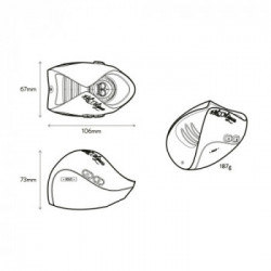 Hot Octopuss Pulse Solo - Masturbatore Tascabile, Vibrazione, Impermeabile, Ricaricabile