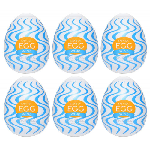Tenga Egg Wind Pack of 6 - Set di Masturbatori...