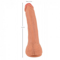 Realistixxx Real Nature Boy L - Dildo Realistico Pieghevole in Silicone, con Ventosa
