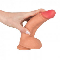 Realistixxx Real Nature Boy M - Dildo Realistico in Silicone Pieghevole, con Ventosa