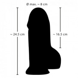 Realistixxx Big Dong with Suct - Dildo Realistico con Ventosa