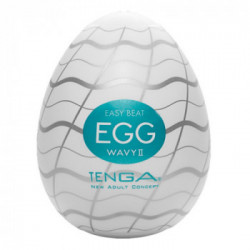 Tenga Egg Wavy II Single - Masturbatore Monouso Senza Vibrazione
