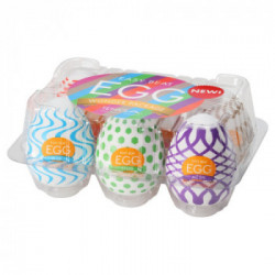 Tenga Egg Variety Wonder Pack - Set di Masturbatori Monouso Senza Vibrazione