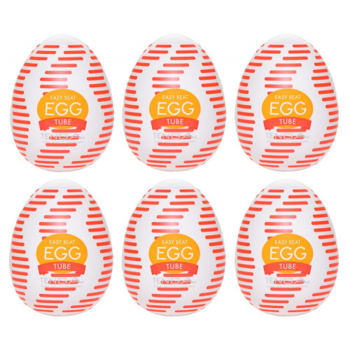 Tenga Egg Tube Pack of 6 - Set di Masturbatori...