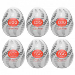 Tenga Egg Tornado Pack of 6 - Set di Masturbatori Monouso, Senza Vibrazione