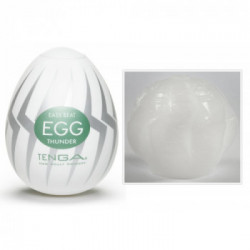 Tenga Egg Thunder Single - Masturbatore Monouso, Senza Vibrazione