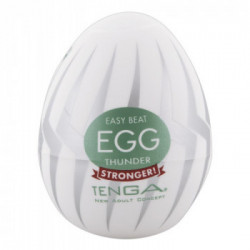 Tenga Egg Thunder 6 pcs - Set di Masturbatori Monouso, Senza Vibrazione