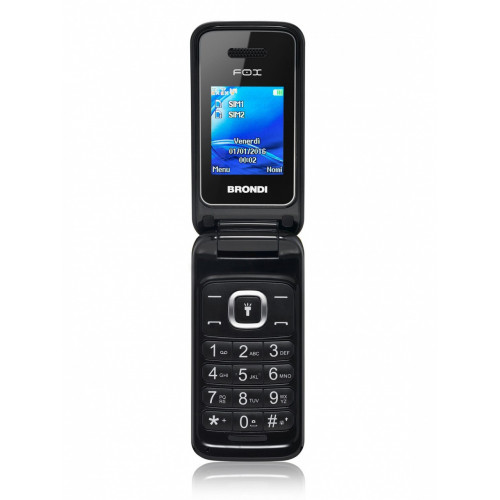 Brondi Fox 4,5 cm (1.77") 74 g Nero Telefono...