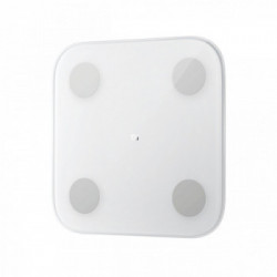 Xiaomi Mi Body Composition Scale 2 Bilancia pesapersone elettronica Quadrato Trasparente, Bianco