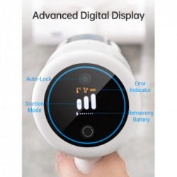 Dreame P10 - Scopa Elettrica, 100AW, 0,6 Lt., Filtro Lavabile, Fino a 90', 2 Accessori, Caricabatterie e Supporto Parete