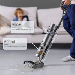 Dreame H11 Max - Lavapavimenti 3-in-1 200W, Fino a 36 Minuti per Pavimenti Duri, Display LED