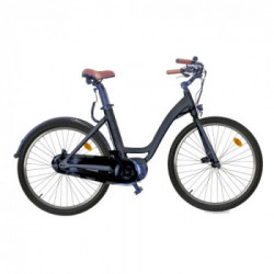 Lexgo CT 26 City E-Bike 36V, 7Ah, 250W, 26", Doppio Freno a Disco, Sella in Pelle, Luce Frontale