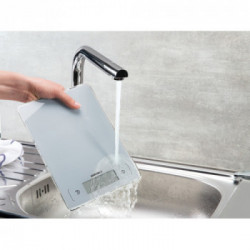 Soehnle 66225 bilancia da cucina Argento Superficie piana Rettangolo Bilancia da cucina elettronica
