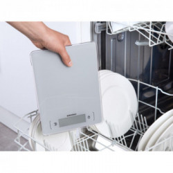 Soehnle 66225 bilancia da cucina Argento Superficie piana Rettangolo Bilancia da cucina elettronica