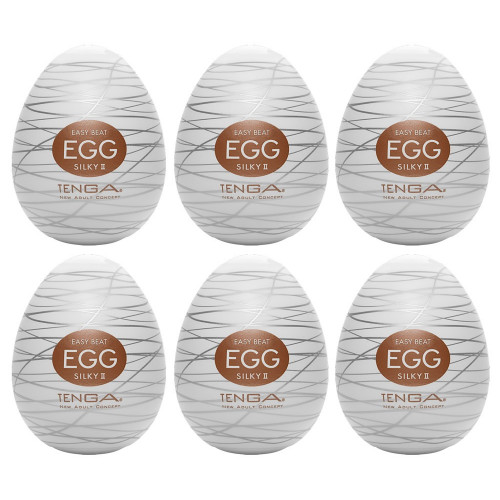 Tenga Egg Silky II Pack of 6 - Set di...