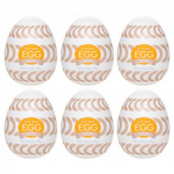 Tenga Egg Ring Pack of 6 pcs - Set di Masturbatori Monouso, Senza Vibrazione