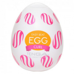 Tenga Egg Curl Single - Masturbatore Monouso, Senza Vibrazione
