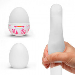 Tenga Egg Curl Single - Masturbatore Monouso, Senza Vibrazione