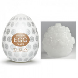 Tenga Egg Crater Single - Masturbatore Monouso, Senza Vibrazione