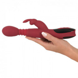 You2Toys Silicone Rabbit Vibrator - Vibratore Rabbit Punto G, Funzione Shock, Riscaldante, Ricaricabile