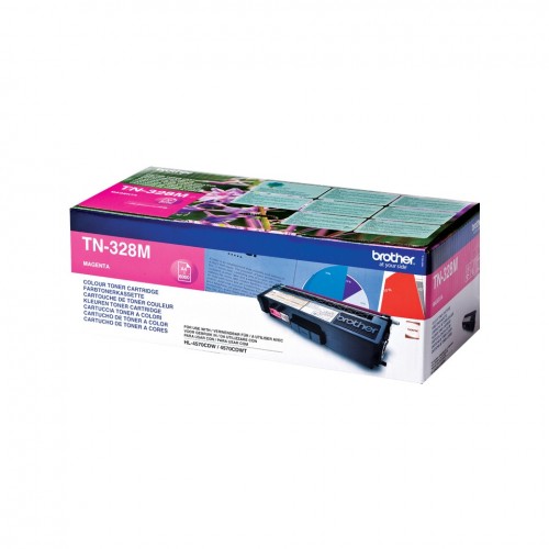 Brother TN-328M cartuccia toner Originale...