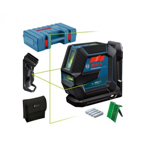Bosch GLL 2-15 G - Livella Laser a Linee, 4...
