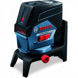 Bosch Professional GCL 2-50 C - Livella Laser a Linee, 4 Batterie 1,5V LR6, Adattatore Batt, Base Rotante RM 2, Treppiede BT 150