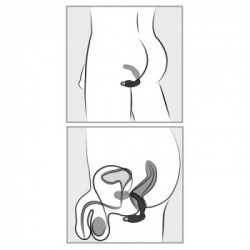 Rocks Off Naughty-Boy - Vibratore per Stimolazione della Prostata, Richiede Batterie