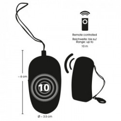 Bad Kitty Vibro Bullet - Uovo Vibrante con Telecomando, Richiede Batterie