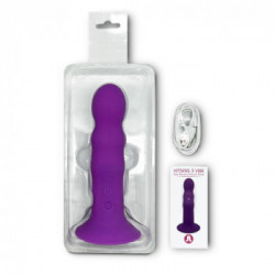 Adrien Lastic Hitsens 3 Vibe - Vibratore Speciale con Ventosa, 10 Modalità di Vibrazione, Flessibile, Ricaricabile
