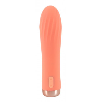 Peachy Mini Ribbed Vibrator... 2
