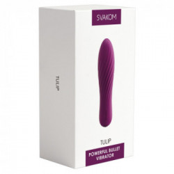 Svakom Tulip - Vibratore Mini, 10 Modalità, Ricaricabile 