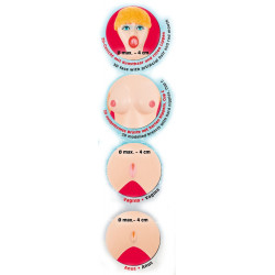 You2Toys Pamela - Bambola Gonfiabile, Viso 3D