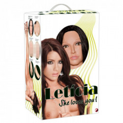 You2Toys Leticia - Bambola Gonfiabile, Viso 3D, Vibrazione, Richiede Batterie