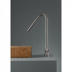 Quadrodesign 360.1 - Miscelatore Design, Acciaio Inox AISI316L, Canna Girevole