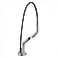 Quadrodesign 405 AS - Miscelatore Design, Acciaio Inox AISI316L, Doccetta Removibile