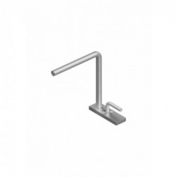 Quadrodesign 408 - Miscelatore Design, Acciaio Inox AISI316L, Cartuccia Progressiva